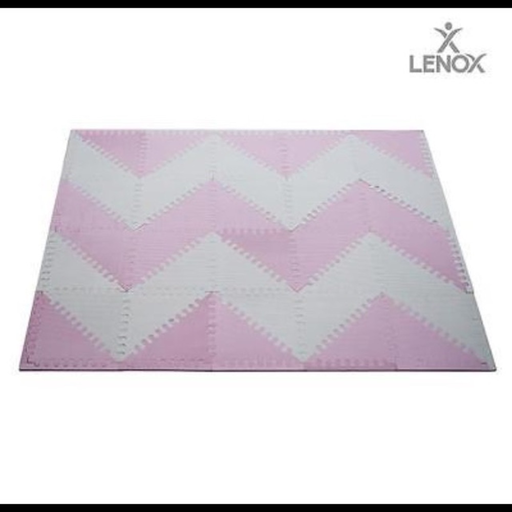 Kids Play Mat Foam Mat Pink 20pcs 12" x 12" x 10mm